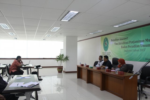 Pelatihan Asesor 1-2 Oktober 2015